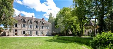 Exceptional castle on its 4 hectare park and its outbuildings