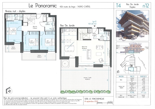 Apartament : 107 m²