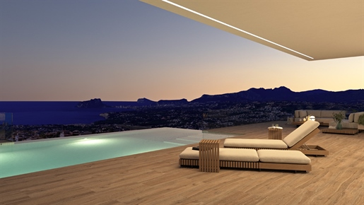 Luxury villa on sale with a spectacular view of the Mediterranean Sea and private pool on 