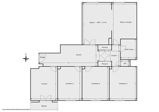 Appartement T4 110 m² Lyon 8 / Garage