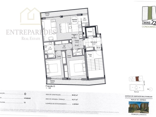 New 2 bedroom apartment in the center of Espinho for purchase, Espinho, Aveiro - Portugal