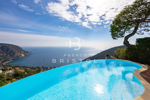 Villa in Eze with panoramic sea view close to Monaco