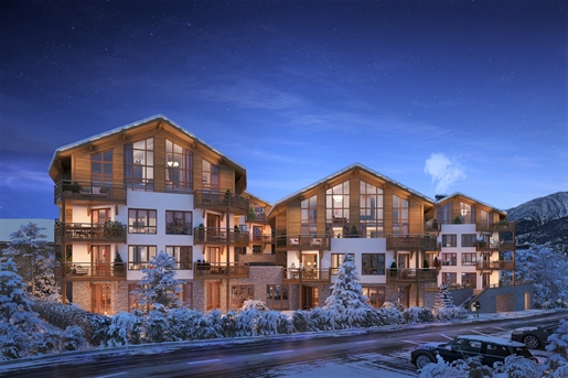 Amazing 2 bedroom off plan apartments for sale in Alpe d'Huez steps from the cable car (A)