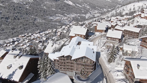 Luxury 2 bedroom off plan apartments 30 seconds walk from the chairlift and piste arrival