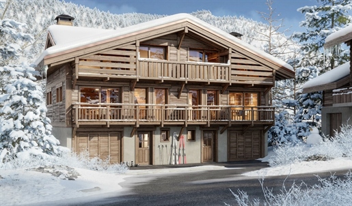 Stunning off plan 4 bedroom chalet for sale in La Clusaz just 100m from the lift (A)