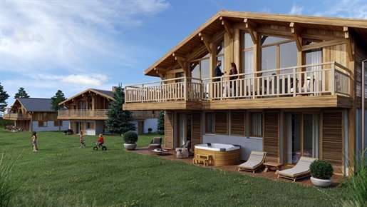 Brand new off plan detached 3 bedroom chalet with integral garage for sale in Chamonix (A)