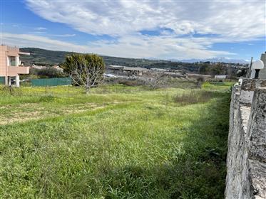 Heraklion Peza. Plot for sale 1.097 sq.m. Amphitheater with a beautiful view .