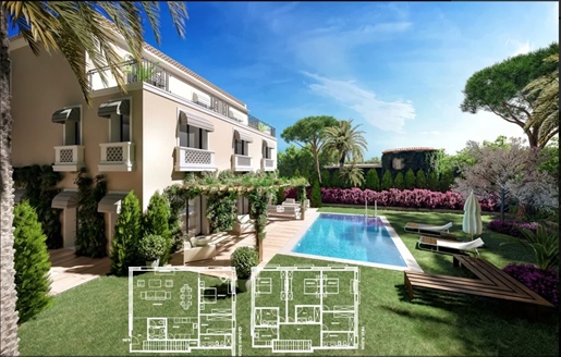 Located in the heart of Cap d'Antibes, close to the beaches and coves of La Garoupe