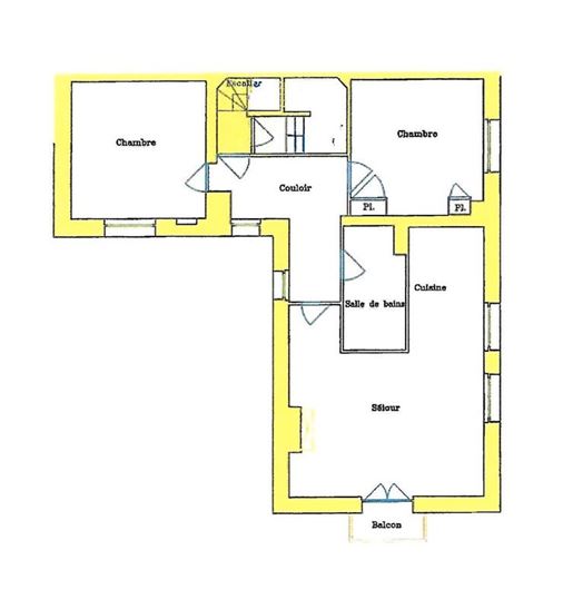 Lägenhet: 62 m²