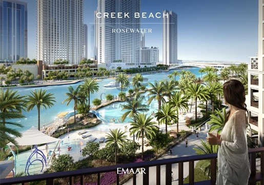 Emaar Creek beach - 10mins Dxb Airport- Metro