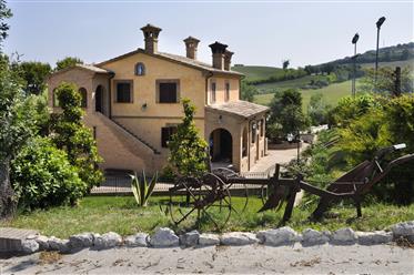 Country house with outbuildings for sale 8 km from the sea