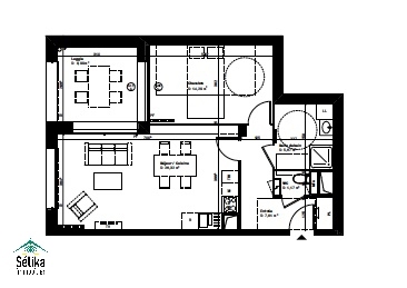 Apartamento: 58 m²
