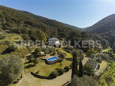 Villa In The Tuscan Hills Among Villages And Sea