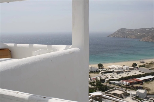 House with amazing sea view for sale in Mykonos island.