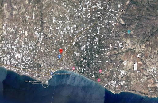 Plot for sale in Ierapetra, Crete island. 800M from the sea, unobstructed view!