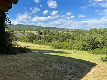 Farm Bastide for restore for sale in Cruis close to Forcalquier with a panoramic view to the Alps