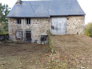Detached cottage with attached barn for total renovation