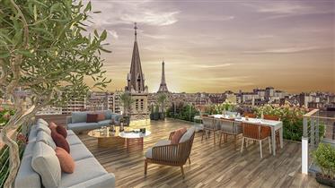Paris 15e (75015) - Dernière Opportunité - T3 de 63 m²avec terrasse, dans immeuble Art déco totaleme
