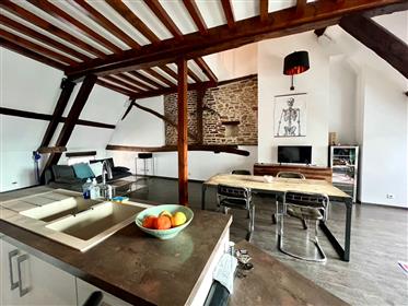 Duplex apartment with character, situated in the Beaune historical neighborhood.