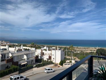 Apartments with front- views to the Mediterranean Sea, and a natural virgin park.  
