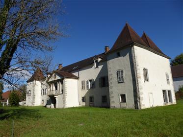 Castle 1829 converted into 6 apartments, in its park of 9ha
