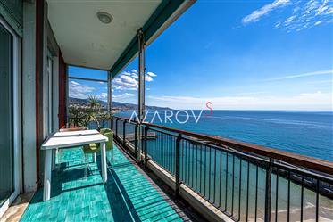 Duplex apartment with beach in Sanremo