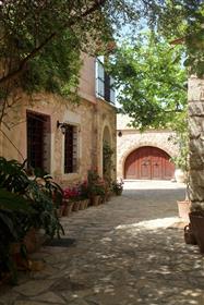 Mansion complex in the traditional village of Loutra in Rethymno