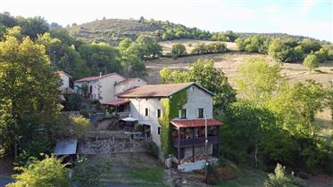 Beautiful old farmhouse located secluded in the heart of the scenic Auvergne.