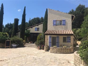 Belle authentique villa provençale au pied du Mont-Ventoux avec une vue phénoménale sur le 