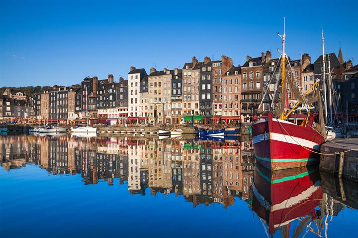 Honfleur harbor, Calvados, France