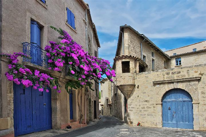 The town of Pézenas, France