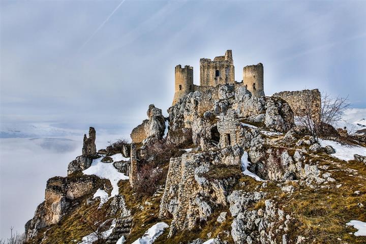 Château de Rocca Calascio dans les Abbruzes